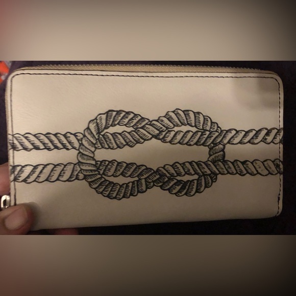 Brighton Leather Zip Around Wristlet Wallet - Picture 5 of 8